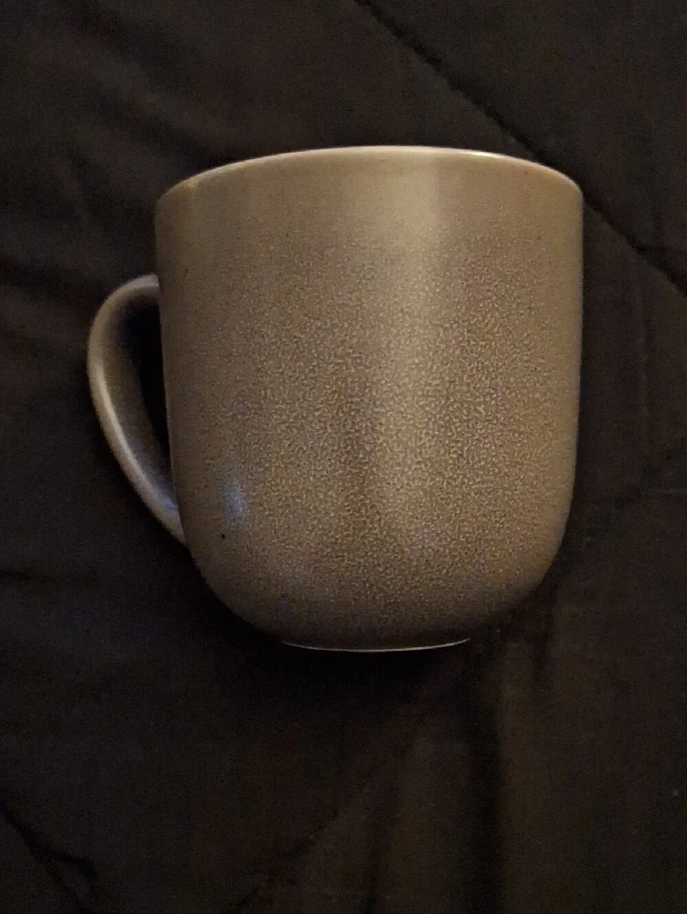 Stoneware Mug with Speckled Gray Glaze